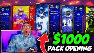 *INSANE* $1000 Pack Opening... (90s, Full Legends, 88s, etc.) - Madden 22 Ultimate Team