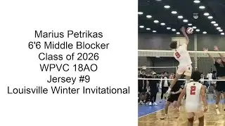 Marius Petrikas Louisville Winter Invitational Highlights