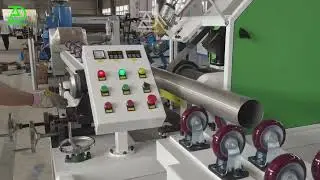 single head centerless tube polishing machine, abrasive belt and polishing wheel available