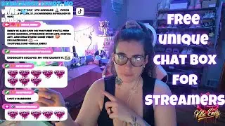 FREE UNIQUE CHAT BOX FOR STREAMERS ON STREAM ELEMENTS