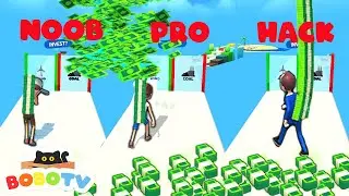BOBOTV | Investment Run: Invest Fast | NOOB vs PRO vs HACKER Gameplay Game Mobile