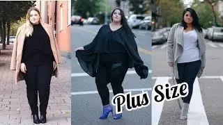 MODA CASUAL PARA GORDITAS | MODA PLUS SIZE | OUTFITS OTO&Ntilde;O INVIERNO 2016 2017 | WINTER OUTFIT