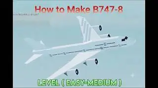 How to build Mini b747 Plane crazy Tutorial Part 1 ROBLOX