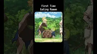 First Time Eating Ramen. #anime #shorts