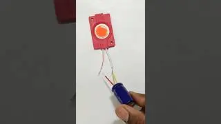 Capacitor + 12 Volt Led Light / Capacitor Se LED Kaise jalaye #Capacitor #experiment