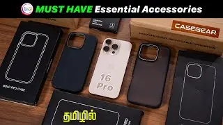 iPhone 16 Pro Must-Have Accessories 🔥📱 | Best Cases, Screen Protectors & More!  @TechApps Tamil
