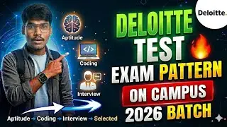 Deloitte Exam Pattern 2026 batch | On Campus & Off Campus | Complete Guide for Freshers