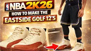 HOW TO MAKE THE EASTSIDE GOLF JORDAN 12&rsquo;S IN NBA 2K26!!!!!!!!!!!