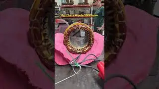 Ball Bearing Test No. 2 5hp Ebara 4 Pole Wagner Winding.