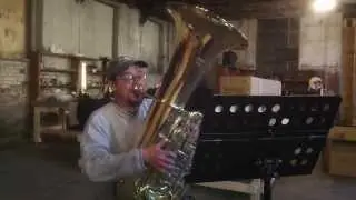 Syrinx by Claude Debussy played on Tuba