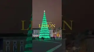 Lisbon Christmas decorations #portugal #lisbon #christmaslights #traveltips