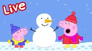 🔴 Peppa Pig CHRISTMAS 2025 LIVE! 🎄 Winter Fun! Full Episodes ❄️ Kids Cartoons 🔴
