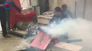 Shell/Rice Husk/Wood Sawdust Charcoal Briquette Making Machine