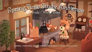 🌷🌸🌼 Relaxing Spring Day in Animal Crossing | Study & Sleep Ambience ✨️