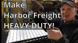 Need a solid jig table? Mods for HF welding table.