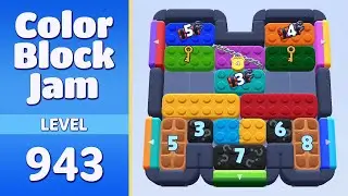 Color Block Jam Level 943 (944) | Every Puzzle Solved! 🎯