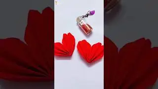DIY Valentine's Day Gift ❤️ ideas 2024 for kids || Origami Creative Craft || #kids #trending #shorts