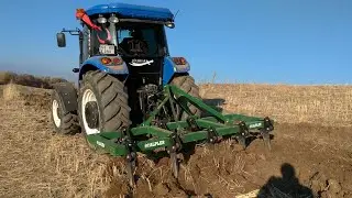 NEWHOLLAND TD90 İLE PATLATMA CEKİYORUZ(9lu çizel burada zorluyor 90ı)alt taşlı