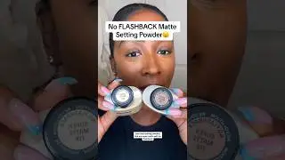 Матирующая фиксирующая пудра No FLASHBACK 😮 #макияж #фиксирующаяпудра
