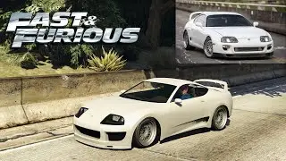 Building Paul Walker's Toyota Supra Mk4 From The Movie Furious 7 - GTA 5 Online