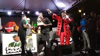 #reggaesumfest SOUND CLASH Warrior Sound out of Germany defeated Jamaica's Pink Panther!!!!