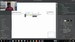 Component Diagram for online Examination registration System