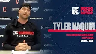 Guardians' Tyler Naquin Discusses Transition From Outfielder To Pitcher