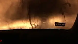Driving through a hand carved tunnel in Mexico Real De Catorce #travel #dangerous