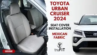Toyota Urban Cruiser 2024 |  Seat Cover Installation | Mexican Fabric | Urban Cruiser Seat Covers