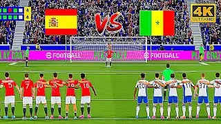 EUFA| SPAIN VS SENEGAL FULL PENALTY SHOOTOUT#EFOOTBALL2026#FREINDLIES#AMERICAN#SOCCERGAME#USA#SUBSCR