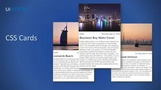 How to design CSS cards