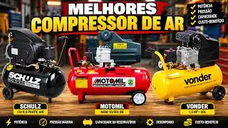 QUAL O MELHOR COMPRESSOR DE AR PARA   COMPRAR ? 3  MELHORES COMPRESSORES  DE AR