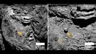 Rosetta Probe Comet 67P Weird Shape and Changing Features Get a Close Look