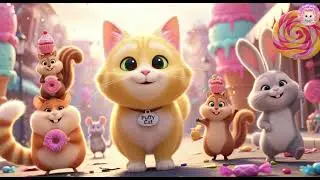 🍎 Puffy Cat&rsquo;s Snack Parade 😺🎶 | Fun Kids Song About Food, Healthy Eating & Preschool Learning 🌈