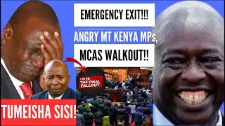 RUTO’S KILGORIS HOLIDAY CUT-SHORT AS 40 ANGRY MT KENYA MPS, MCAS WALKOUT OF UDA, DEMANDING THIS