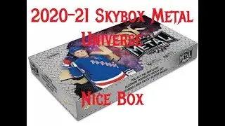 2020-21 Skybox Hockey Metal Universe Very Nice Box! RC&rsquo;s also a good Auto