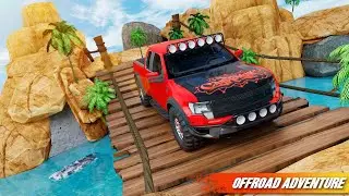 4x4 Offroad Jeep Driving Simulator 3D | Pickup Transport Truck Driver | Android Gameplay 
