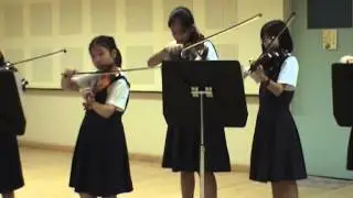 Raffles Girls' Primary School String Ensemble Rehearsal 