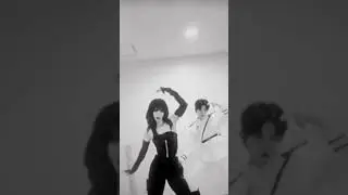 aespa karina +TXT yeonjun drama dance mirrored