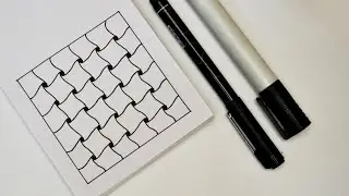 Relaxing Pattern Drawing | Mindful Lines for Stress Relief