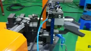 Spiral tube making machine for oil filter