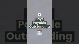 Days Payable Outstanding (DPO) #accounting #accountspayable #kpi