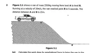 Pure Physics paper 2(2017)_Work,Energy & power exam revision questions and answers