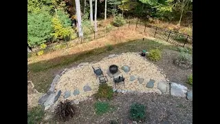 Setting natural rock steps