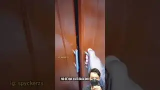 SOSOK MENYERAMKAN DI DALAM LEMARI #penampakan #horor #kuntilanak #creepy #hantu
