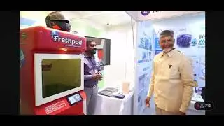 Freshpod India Recognized by CM sir Chandrababu Naidu garu and Tata Chairman Sri Chandrasekhar garu.