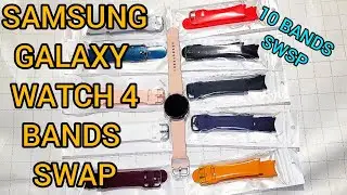 Best Samsung Galaxy Watch-4 bands Swap Ever #samsungwatchbands