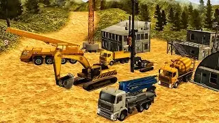 Offroad Construction Trucks - Offroad Simulator Game | Driving Construction Vehicles | Video HD