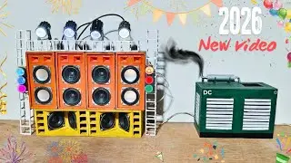 2026 new mini dj truck / how to make mini dj truck / power music 