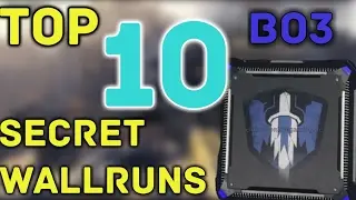 TOP 10 SECRET WALLRUNS BO3!